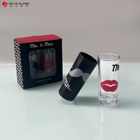 Verres à shot droits en mélamine et porcelaine personnalisables avec logo, pour whisky, vin, expresso, sublimation, verre classique avec boîte cadeau