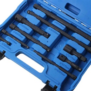 <b>Pneumatic</b> Extension Rod Set 9pcs Steel Quick Connect Air <b>Tool</b> Accessories Blue Case - Product Image 3