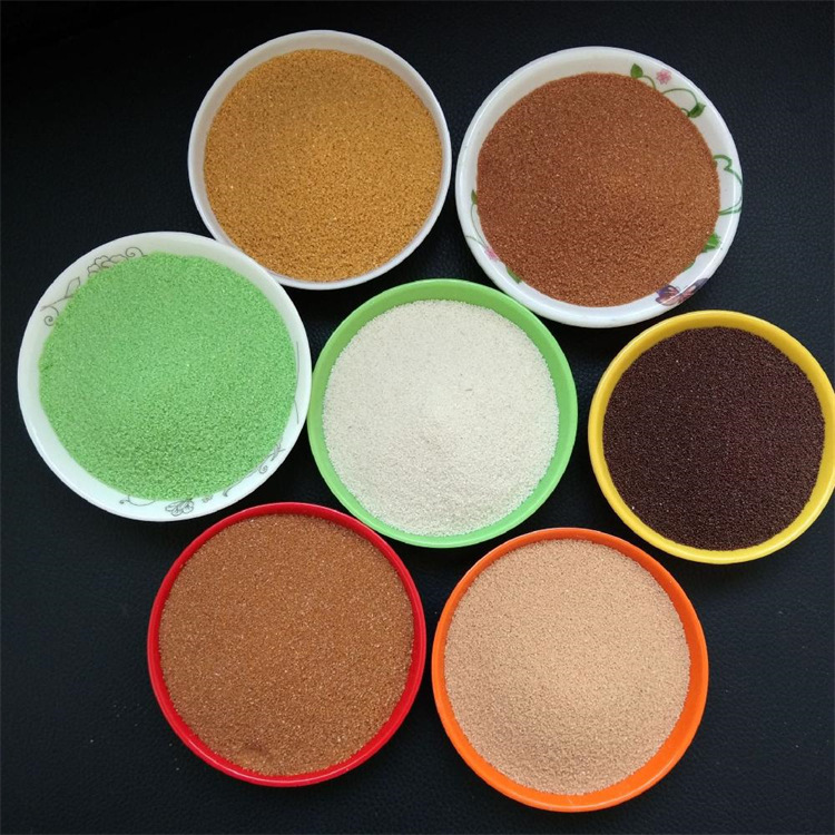 Bulk Sintered Colored Sand for Garden