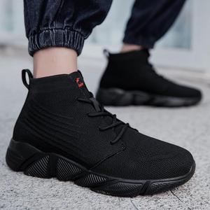 Low-price Wholesale Fashionable Sports Shoes with Breathable Mesh Upper Cushioning Anti-odor High-<b>top</b> Casual <b>Walking</b> Shoes - Product Image 3