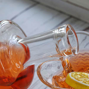 Botol kaca Flint bening 700ml bulat untuk Gin Rum Vodka semangat - Product Image 6