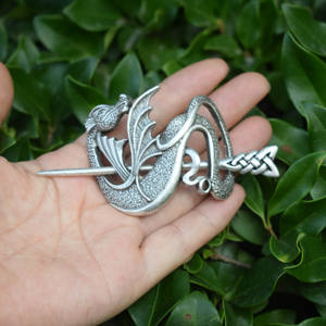 16cm Gothic Frau Libelle Haar Stick Fantasy SWORD Haarnadel Slide Schmuck - Product Image 4