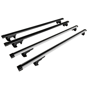 Portapacchi Universale di Alta Qualità in Lega di Alluminio Nero Argento per Auto SUV Wagon <span class=keywords><strong>Barre</strong></span> Trasversali Portabagagli - Product Image 1