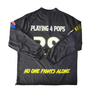 Легкая Черная куртка-бомбер с длинным рукавом и воротником-молнией - Product Image 2