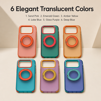Coque magnétique de luxe rotative à 360° pour iPhone 18 17 16 15 14, étui hybride translucide mat en TPU PC TPE, vente en gros