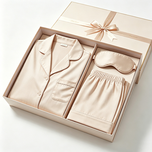 Set Pigiama da Donna in Cotone Damascato 60S ad Alta Densità, Classico con Colletto a Risvolto, Personalizzabile con Logo OEM ODM, Abbigliamento di Lusso per il Relax, Vendita all'Ingrosso - Product Image 6