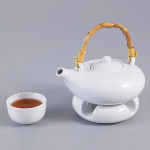 शीर्ष बिक्री Yanxiang जापानी शैली सफेद चीनी मिट्टी के बरतन चीनी चाय घर और होटल उपयोग के लिए सेट