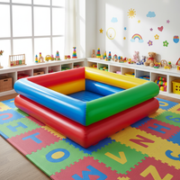 Piscine Gonflable Extérieure en PVC Haute Qualité à Prix Abordable, Aire de Jeu Aquatique pour Enfants avec Balles, à Vendre