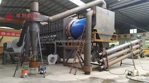 Continuous Pyrolysis Of Coconut Shell Converting In To Charcoal Machine Coconut Shell Charcoal Briquette Machine