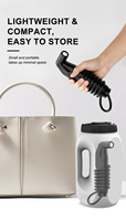 Accessoires de toilette et de camping : Douchette électrique portative pour musulmans, bidet portable avec réservoir d'eau de 2,5 L/5 L pour les voyages et les activités de plein air