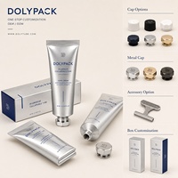 Tubes souples en aluminium de 30 ml, 50 ml, 80 ml, contenants de voyage vides et rechargeables pour crème cosmétique, lotion, shampoing