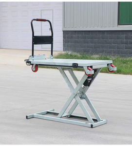 Zware Elektrische Flatbed Kar Laden Handkarren Trolleys Jack Hydraulische <span class=keywords><strong>Trolley</strong></span> Handmatige Vorkheftruck Platform Vrachtlift <span class=keywords><strong>Trolley</strong></span> - Product Image 5