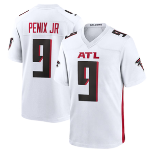 بالجملة اتلانتا الرجال 9 # مايكل بينيكس Jr مخيط كرة القدم الأمريكية جيرسي أعلى جودة التجفيف السريع وتهوية - Product Image 2