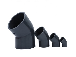 Raccord de tuyauterie en <span class=keywords><strong>PVC</strong></span>, <span class=keywords><strong>coude</strong></span> à 90 degrés et à <span class=keywords><strong>45</strong></span> degrés pour l'alimentation en eau de la plomberie - Product Image 4