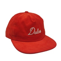 Hoge Kwaliteit Corduroy 5 Panel Cap Met Borduurwerk Letters Snapback Cap Custom Corduroy Hoed