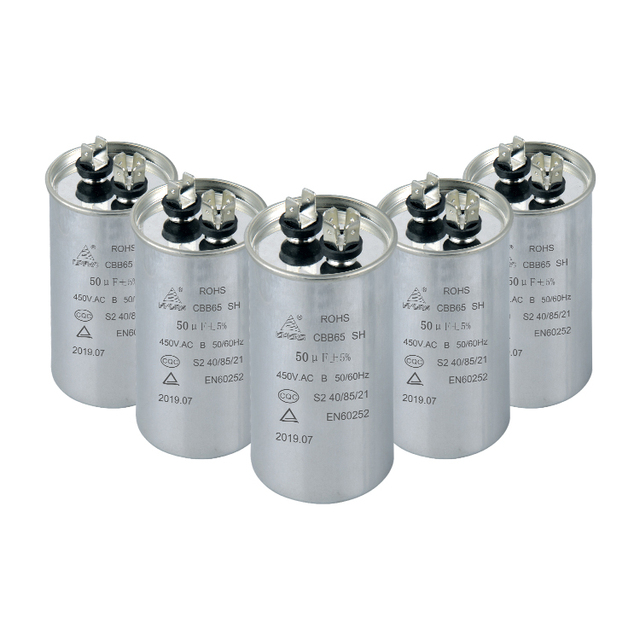 high quality  35uF50uF cbb65 35uf 450vac capacitor For Air Conditioner