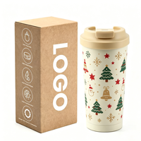 Tasses à café isothermes classiques en acier inoxydable 316 personnalisées, tasses de voyage sans BPA, tasse à café pour cadeau d'affaires de Noël