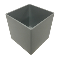 Jardinière en plastique de bureau Simple nordique personnalisée créative carrée en mélamine kit de fleurs suspendues au sol pour la maison fleurs artificielles