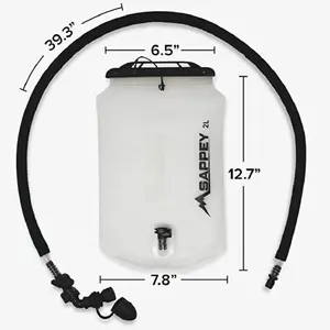 bpa free 2L water bladder hydration reservoir for camping, hiking