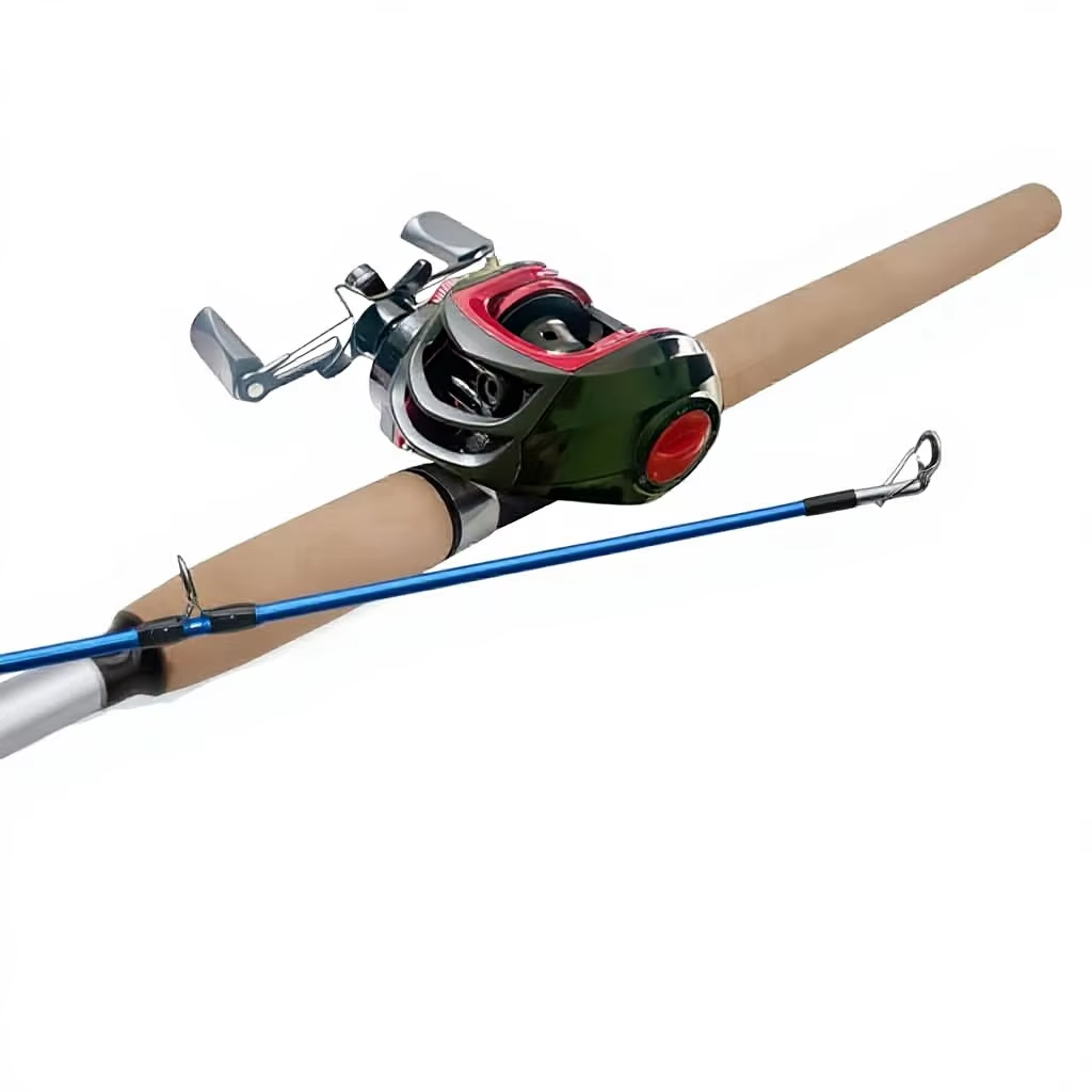 Canne à tonnerre violente, moulinet gaucher, 20 accessoires