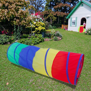 Vierfarbiger sensorischer Trainings spielzeug <span class=keywords><strong>tunnel</strong></span> für Kinder mit 60cm Durchmesser Großer kriechender Babys piel zeugt unnel - Product Image 4