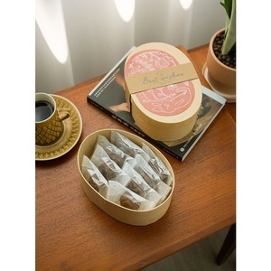 Round oval kraft paper <b>box</b> small red <b>book</b> with gift <b>box</b> Internet red Ins style biscuit <b>box</b> candy <b>box</b> can be customized - Product Image 5