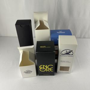 Emballage en carton Boîte de parfum cadeau Boîte d'emballage en papier d'huile essentielle à fond automatique Boîtes de papier d'expédition au détail Conception de logo - Product Image 1