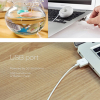 Beignet D'ions Négatifs Humidificateur Diffuseur D'huile Essentielle USB Alimenté Mini Pulvérisateur Brumisateur
