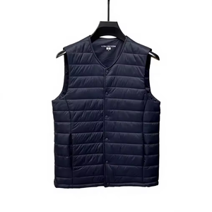 Wholesale custom logo men's and women's lightweight down vest for warmth, windproof, and casual winter sleeveless jacket - Product Image 3