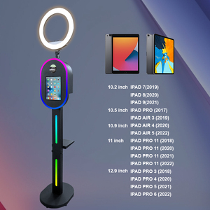 Almacén de EE. UU. Portátil Oval Dslr <span class=keywords><strong>iPad</strong></span> Photo Booth Shell con pantalla Lcd Handheld Photo Booth Kiosk Stand <span class=keywords><strong>iPad</strong></span> Booth - Product Image 6