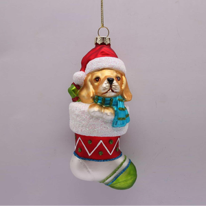 Haute Simulation Verre Gants Artisanat Décoration 4CM Gants <span class=keywords><strong>De</strong></span> Noël Décoration Traditionnelle Rouge Vert Bleu Gants - Product Image 5