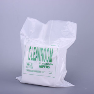 ผ้าเช็ดทำความสะอาดห้องแบบไม่มีขุย1006SLE โพลีเอสเตอร์100% แบบเลเซอร์1000ระดับ120gsm ขนาด6นิ้วผ้าเช็ดทำความสะอาดห้องสำหรับจอ LCD - Product Image 5