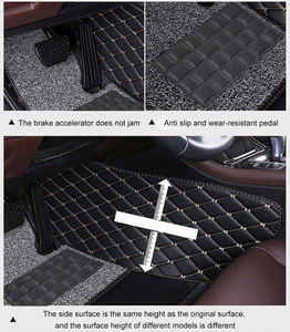 Alfombrilla de coche antideslizante 7D de cuero de empalme de Color personalizado para <span class=keywords><strong>KONA</strong></span> - Product Image 2