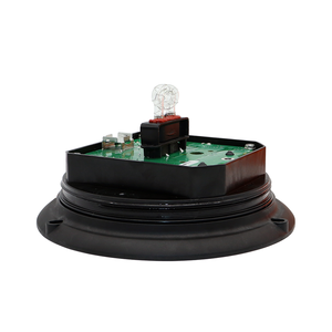 12V 48V <span class=keywords><strong>ECCO</strong></span> 6500 serie Tubo de xenón estroboscópico intermitente baliza luz minería camiones pesados lámpara de advertencia base de aluminio SAE - Product Image 5