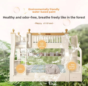 <span class=keywords><strong>Lit</strong></span> mezzanine <span class=keywords><strong>en</strong></span> bois gain de place pour petit <span class=keywords><strong>studio</strong></span> et combinaison chambre-salon pour micro-espaces urbains - Product Image 2