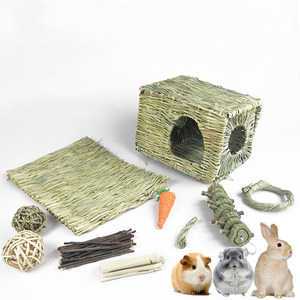 Conejo colgante masticar palitos hierba pastel Timothy heno golosinas para conejito Chinchilla conejillo de indias hámster Molar Snack <span class=keywords><strong>juguete</strong></span> - Product Image 6
