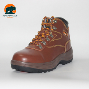 <span class=keywords><strong>Rocky</strong></span> Buffalo Chaussures à bout en acier semi-Goodyear de haute qualité Chaussures de sécurité unisexes en cuir de première couche pour l'été, l'hiver et <span class=keywords><strong>le</strong></span> printemps - Product Image 4