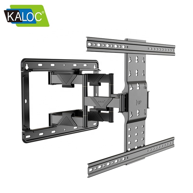 KALOC Factory Direct Sale Full Motion TV Wall Mount 55-75 Inch Heavy Duty Bracket Screen Tv Device Holder UT75