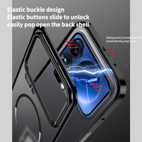 Nouvelle coque de téléphone magnétique ultra-fine pour iPhone 17 Air 16 Plus 15 14 13 12 Pro Max 11 avec chargement sans fil