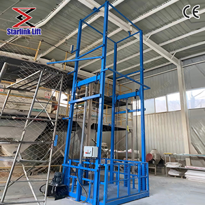 Гидравлический грузовой подъемник с высотой подъема 10 м, настраиваемой платформой и грузоподъемностью для магазинов строительных материалов - Product Image 1