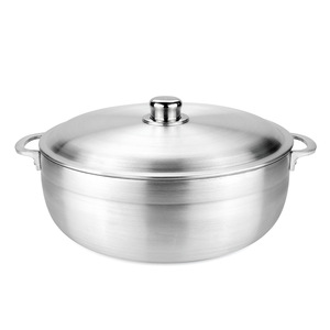 Venta al por mayor de aluminio lijado cazuela establece ollas de cocina antiadherentes resistente al calor utensilios de cocina para cocinar - Product Image 4
