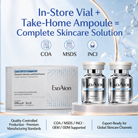 ExoAion Milk Exosome Lyophilized Powder Essence, Solución Profesional para Microneedling, Programas de Cuidado de la Piel y OEM