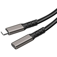 Cable de Extensión USB 4 de 20 Gbps para Thunderbolt 4, Extensor USB C, Adaptador Tipo C Macho a Hembra para Hub USBC, iPhone 17/16, iPad
