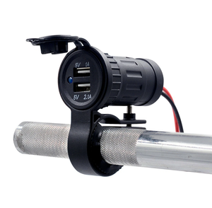 Xe máy kép USB 3.1A sạc Ổ cắm điện 12V/24V Adapter với núi Bracket - Product Image 4