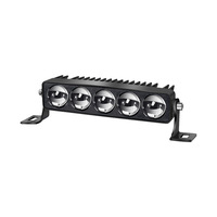 Barre lumineuse LED 5 lentilles, 3 effets de lumière, 12V 60V, haute luminosité, longue portée, phare de calandre tout-terrain