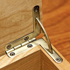 Lớn Rắn Brass Quadrant Bản Lề Cho Humidor Hộp Xì Gà - Product Image 2