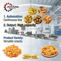 Ligne de production de snacks Bugles Horn, chips et granulés aromatisés pour machines à frire