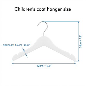 Échantillon Gratuit – <span class=keywords><strong>Cintre</strong></span> Rond en Bois Personnalisable pour Vêtements d'Enfants, Idéal pour Garde-Robe, Manteaux, Costumes, avec Logo, pour Usage Commercial ou Domestique - Product Image 3