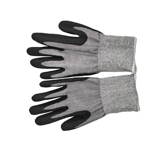 Guantes DE TRABAJO resistentes a cortes recubiertos de arena de nitrilo industrial Nivel de corte F Guantes DE TRABAJO protectores Guantes de mano de seguridad resistentes - Product Image 4