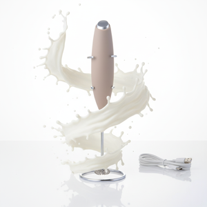 Mousseur à lait électrique portable puissant en acier inoxydable rechargeable par USB pour <span class=keywords><strong>café</strong></span> et thé - Product Image 1